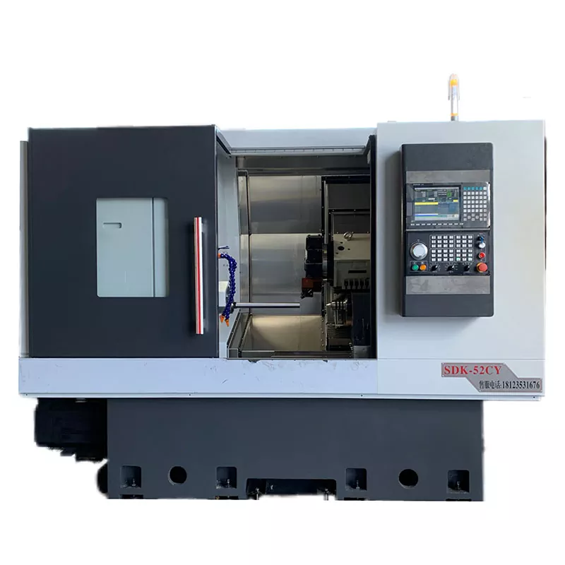 Interpolierte y-Achse Turn-Mill-Verbindungs-CNC-Werkzeugmaschine